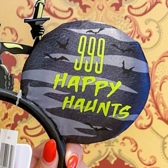 ✨ Disney Haunted Mansion Ears ✨ NWT ✨ 999 Happy Haunts ✨ - Picture 8 of 8